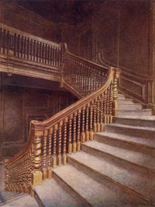 Escalera del número 10 de Austin Friars, 1895 de Philip Norman
