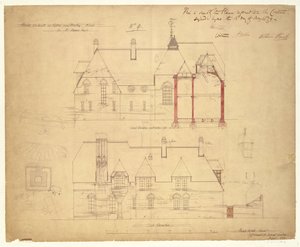 Elevaciones para The Red House, Bexley Heath