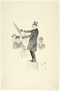 Un orador de tocón de Philip William May
