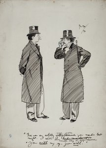 Oscar Wilde y Whistler de Philip William May