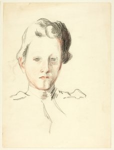 Retrato de una joven de Philip William May