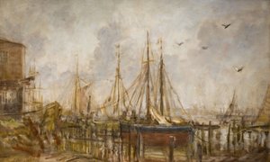 Un astillero, Shoreham, Sussex de Philip Wilson Steer