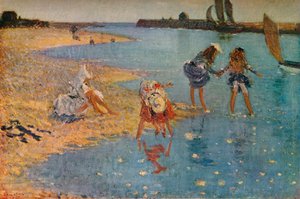 Niños chapoteando, 1891
