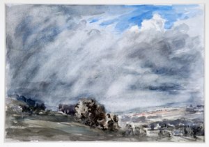 Día tormentoso, Gloucestershire, c.1902 de Philip Wilson Steer