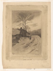 Granjas a lo largo de una carretera con árboles desnudos
Hiver (título original)