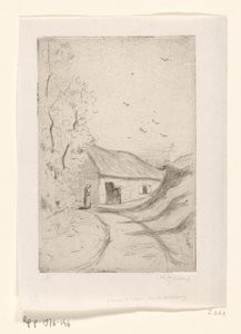 Casa en un camino rural
Chaumière a Vleurgat (Bruselas) (título original)