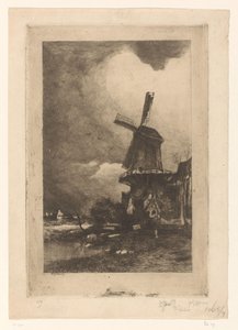 Molino en un paisaje
Moulin à vent (título original)