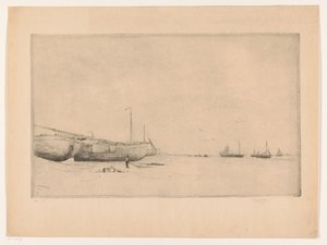 Playa de Scheveningen de Philip Zilcken (signed by artist)