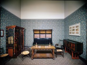 Interior de William Morris, c.1860 de Philip and Morris William (1833 96) Webb