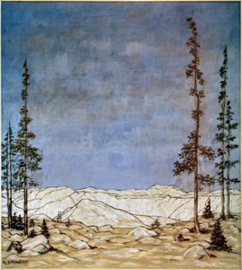 Paisaje de Montaña (Paisaje Invernal) de Philipp Bauknecht