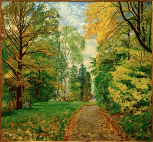 Un camino de otoño de Philipp Franck