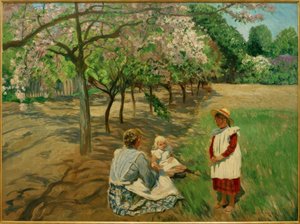 Día de primavera en Stolpe de Philipp Franck
