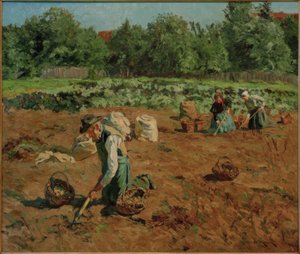 Cosecha de patatas de Philipp Franck