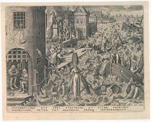 Spes Esperanza de Las Siete Virtudes, 1559 de Philipp Galle