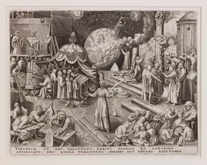 Temperantia Templanza de Las Siete Virtudes, 1560 de Philipp Galle