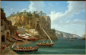 Marina Piccola en Sorrento de Philipp Hackert