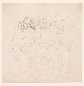 caricaturas de Philipp Jacques Loutherbourg (I) (attributed to)