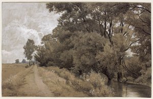 Paisaje de musgo cerca de Gern de Philipp Röth