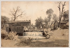 Molino en el arroyo cerca de Schliersee