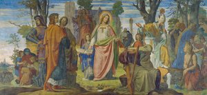 La introducción de las artes en Alemania por el cristianismo de Philipp Veit