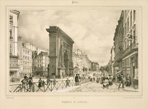 Porte St Denis de Philippe (after) Benoist