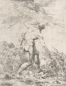 Milón de Crotona de Philippe Auguste Hennequin