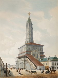 La Torre Sukharev en Moscú, 1846