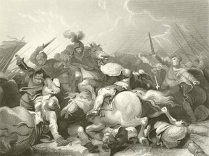Batalla de Bosworth Field de Philippe Jacques de Loutherbourg