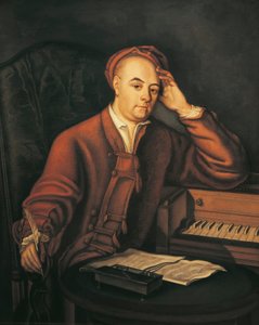 Retrato del compositor alemán Georg Friedrich Handel