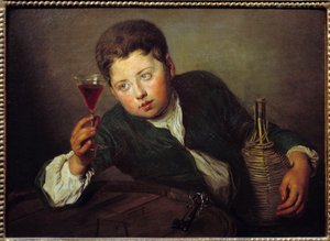 Le jeune degustateur de Philippe Mercier