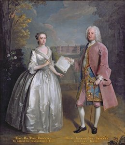 Retrato de Henry, 7º Vizconde de Irwin y su esposa Anne