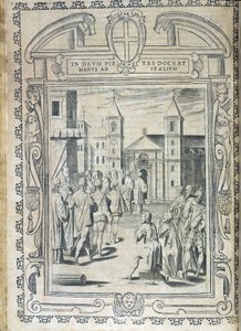 Placa de los Estatutos de la Orden de Malta “Statuta Hospitalis Hervsalem” (procesión) de Philippe Thomassin