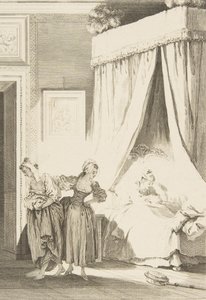 La Gageure des trois Commeres: La Servante, de Contes et nouvelles en vers ..., publicado en 1795 de Philippe Triere