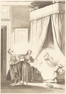 La Apuesta de las Tres Comadres: La Sirvienta de Philippe Triere and Antoine Jean Duclos after Jean Honoré Fragonard