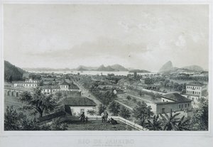 Nueve vistas panorámicas de Río de Janeiro: Catete y entrada de la Barra