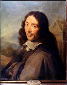 Retrato de Claude Perrault de Philippe de (after) Champaigne