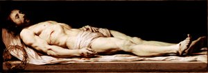 Cristo muerto. Pintura de Philippe de Champaigne (1602-1674) siglo XVII. París, Museo del Louvre