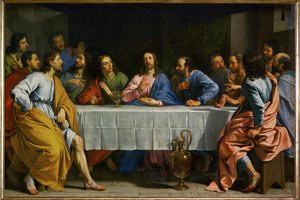 La cene - la última cena ... de Philippe de Champaigne