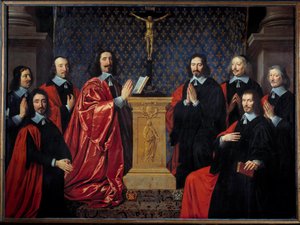 Le prevot des marchands et les chevins de la ville de Paris de Philippe de Champaigne