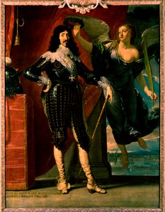 Luis XIII - retrato de su coronación por Victory de Philippe de Champaigne