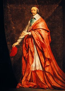 Retrato de Armand-Jean du Plessis (París) de Philippe de Champaigne