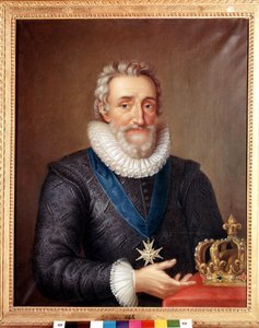 Retrato de Enrique IV (1553 - 1610), Rey de Francia de Philippe de Champaigne