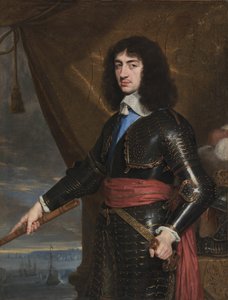 Retrato del rey Carlos II de Inglaterra, 1653 de Philippe de Champaigne