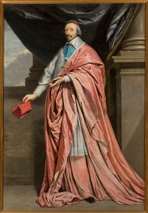 Retrato del cardenal Richelieu de Philippe de Champaigne
