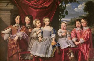 Los niños Habert de Montmort, 1649