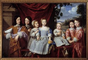 Los hijos de Henri Louis Habert de Montmort de Philippe de Champaigne