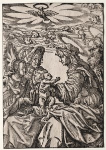 La Sagrada Familia con Santa Ana y Joaquín de Philippe de Lasalle
