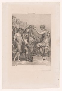 Apoteosis de Jean Racine
Su genio y Melpómene le llevan a la inmortalidad de Philippus Velijn