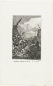 Llegada del Zar Pedro el Grande a Zaandam, 1697 de Philippus Velijn