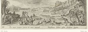 La pesca entre los nativos americanos Caza y pesca (título de la serie) Venationes, Piscationes et Aucupii Typi (título de la serie)